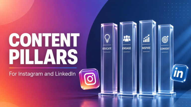 Content Pillars for Instagram and LinkedIn